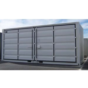 Container de stockage 20 pieds Open Side - Blanc
