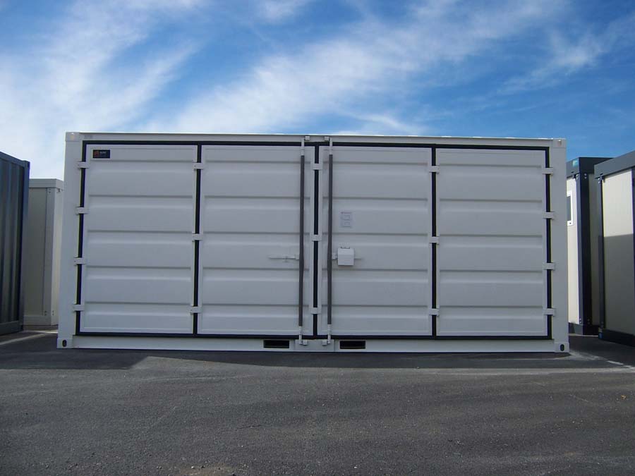 Container de stockage 20 pieds Open Side - Blanc – Image 6